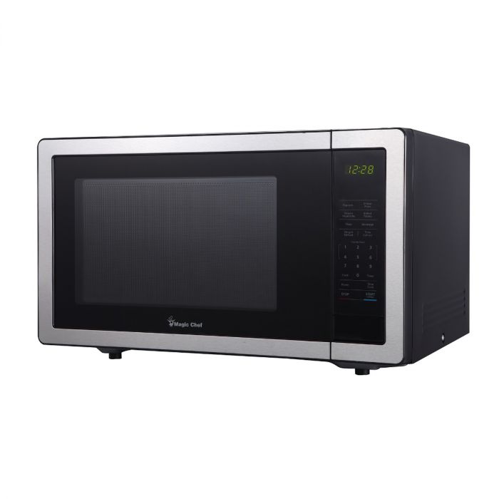 MAGIC CHEF 1000-Watt Countertop Microwave Oven - Silver, 1.1 cu ft - Kroger