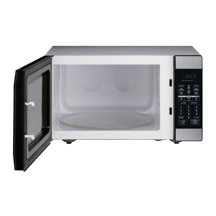Commercial Chef 1.3 Cu. ft. 1000-Watt Countertop Microwave Oven Stainless Steel