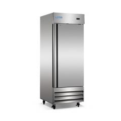 1 Solid Door Stainless Steel Reach-In Refrigerator