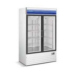 29 cu ft 2 Door Mechandiser Refrigerator (White)