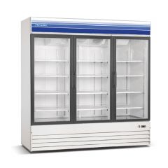 53 cu ft 3 Door Merchandiser Refrigerator (White)